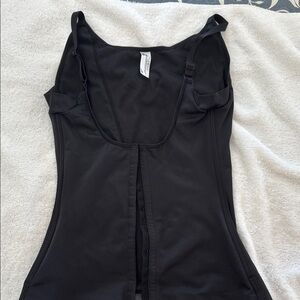 Flexees Black Shapewear Bodysuit